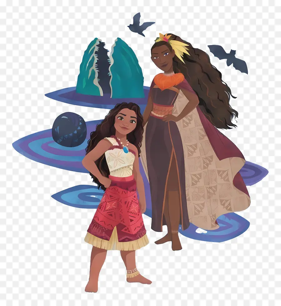 Moana，Karakter Animasi PNG