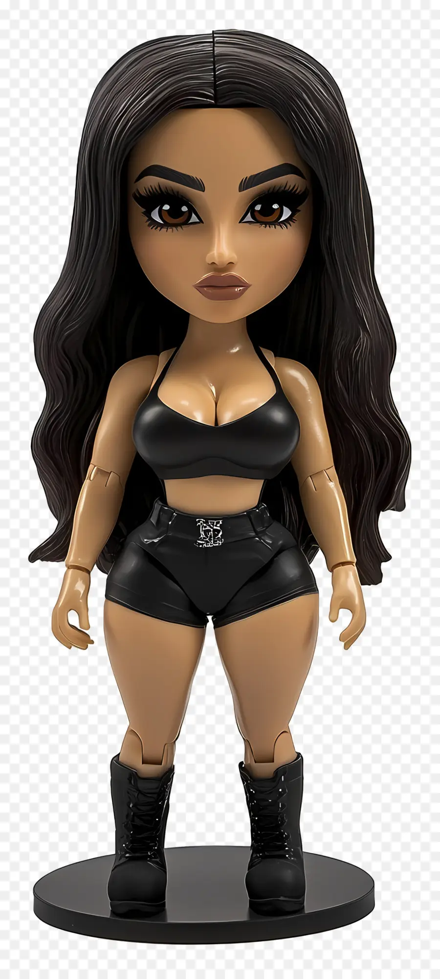 Kim Kardashian，Boneka Berambut Hitam PNG