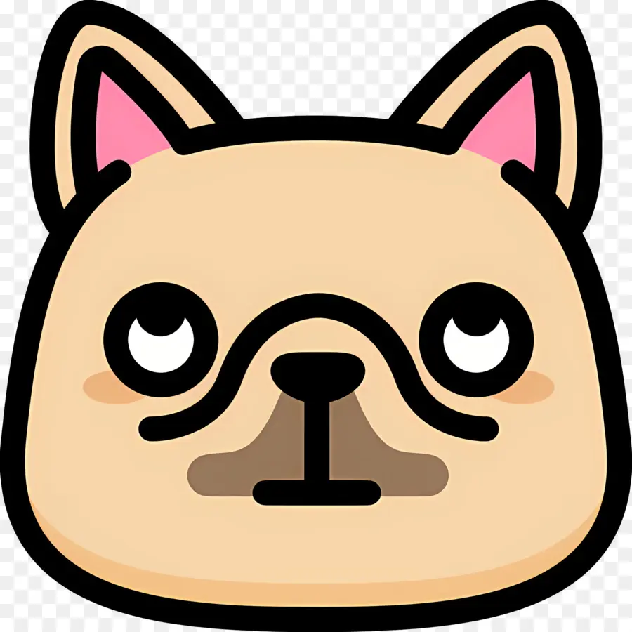 Emoji Anjing，Wajah Anjing PNG