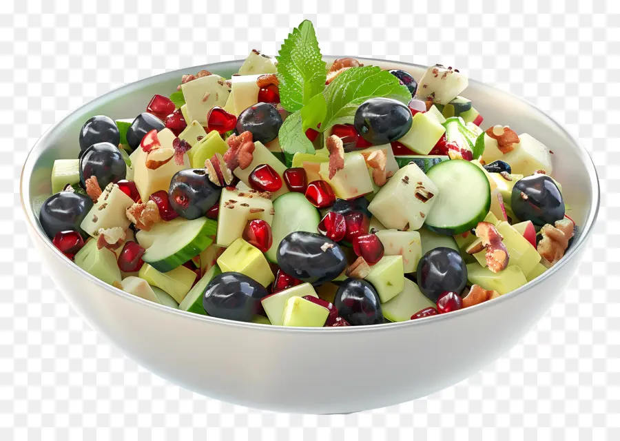 Salad Waldorf，Salad Buah PNG