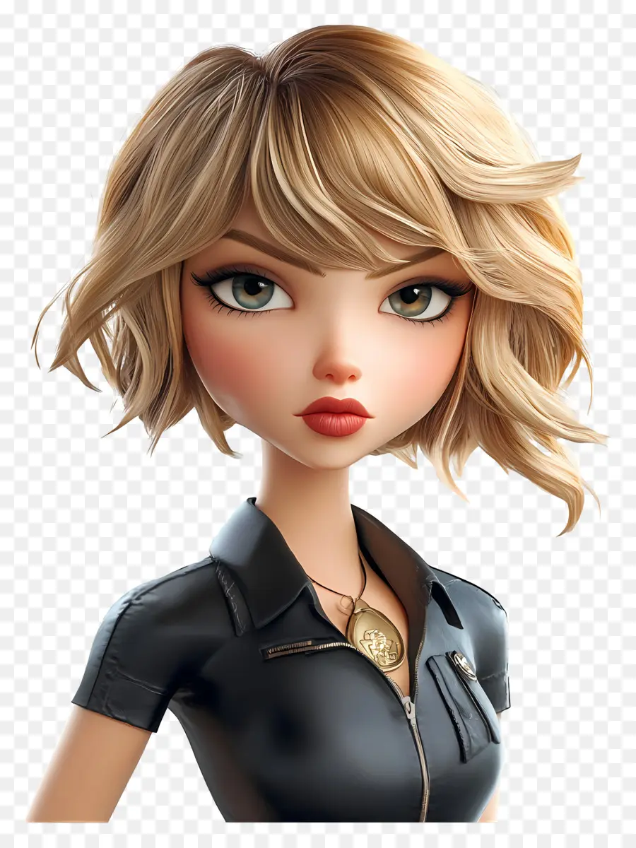 Taylor Swift，Gadis Kartun Pirang PNG