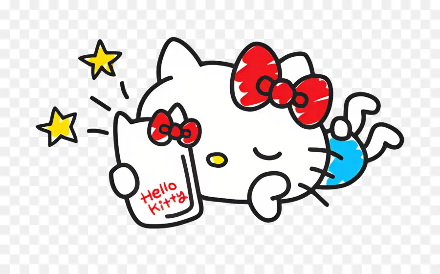 Halo Kitty，Hello Kitty Sedang Tidur PNG