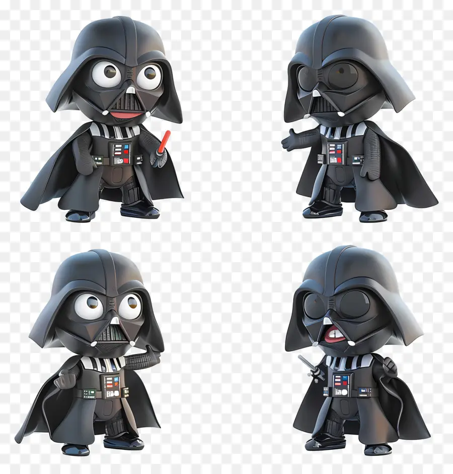 Darth Vader，Karakter Kartun Berbaju Hitam PNG