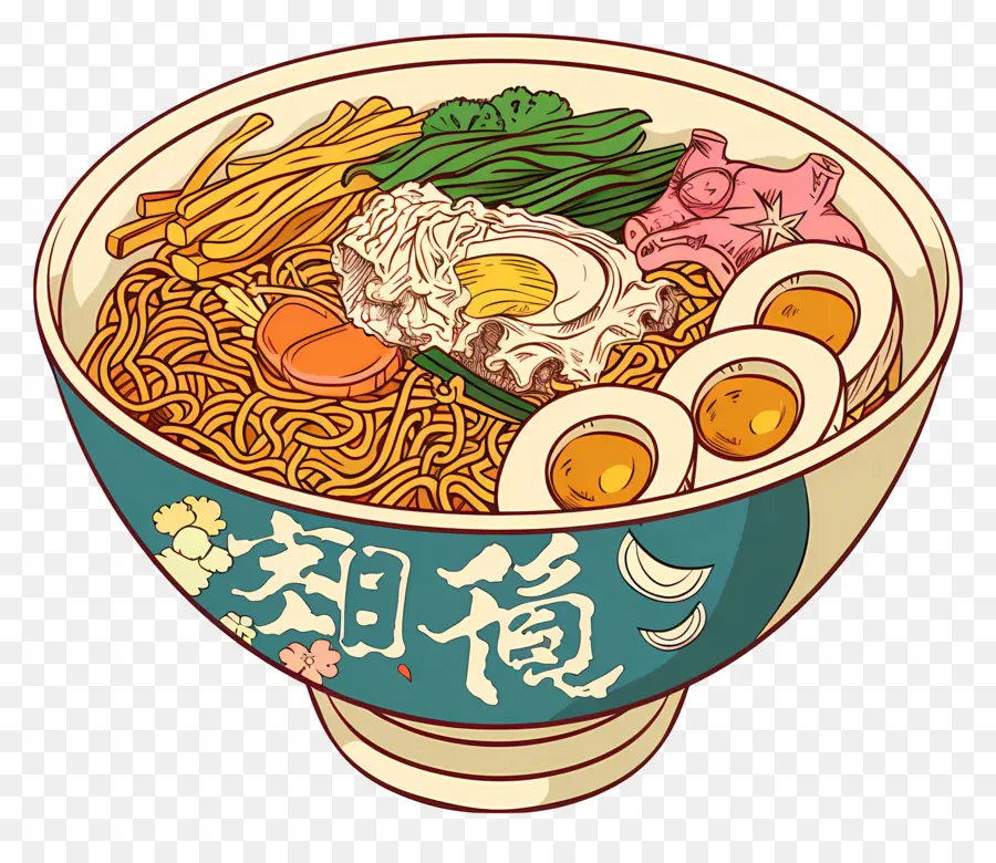 Semangkuk Ramen，Mangkuk Ramen Tradisional PNG