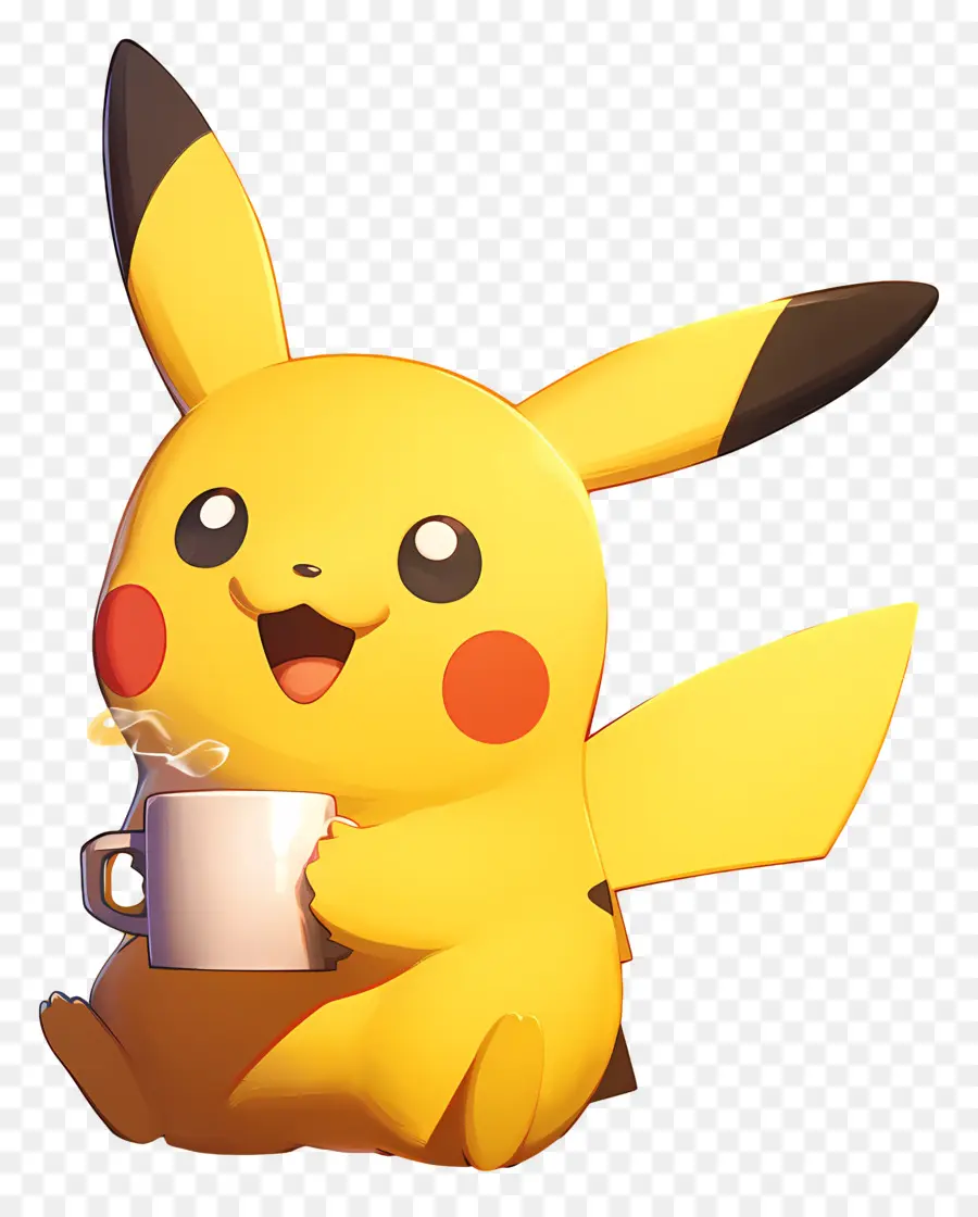 Pikachu，Karakter Kuning PNG