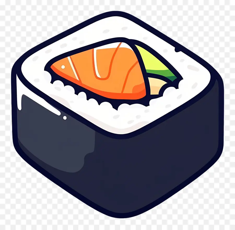 Sushi Gulung，Potongan Sushi PNG