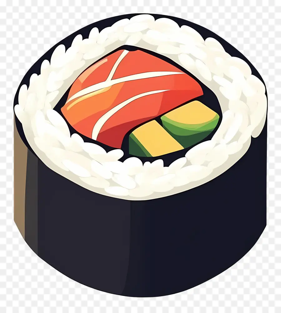 Sushi Gulung，Potongan Sushi PNG