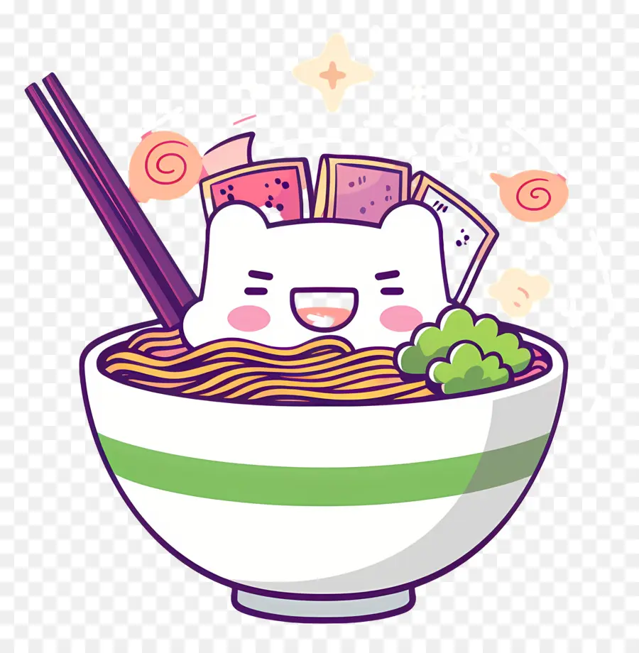 Semangkuk Ramen，Selamat Mangkuk Mie PNG