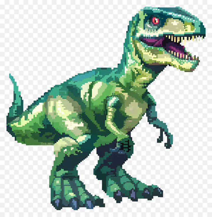 Dinosaurus Piksel，Seni Piksel PNG