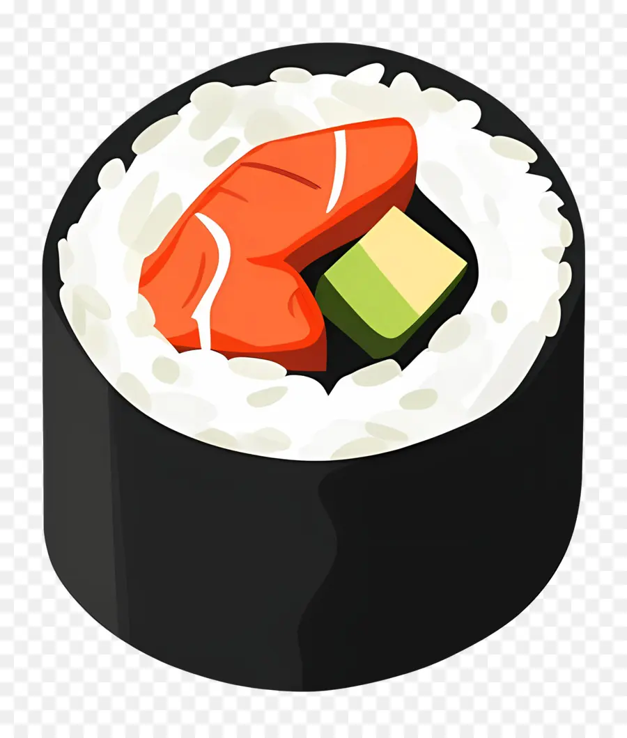 Sushi Gulung，Potongan Sushi PNG