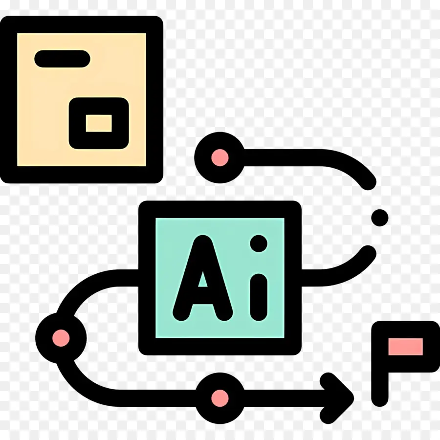 Kecerdasan Buatan，Diagram Alur Ai PNG