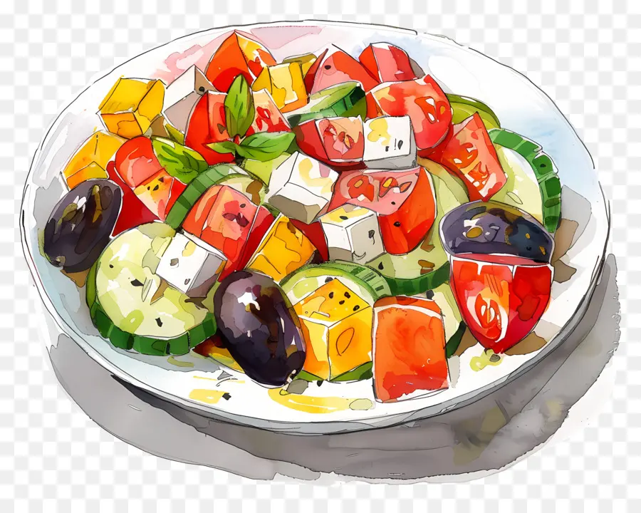 Salad Yunani，Salad PNG