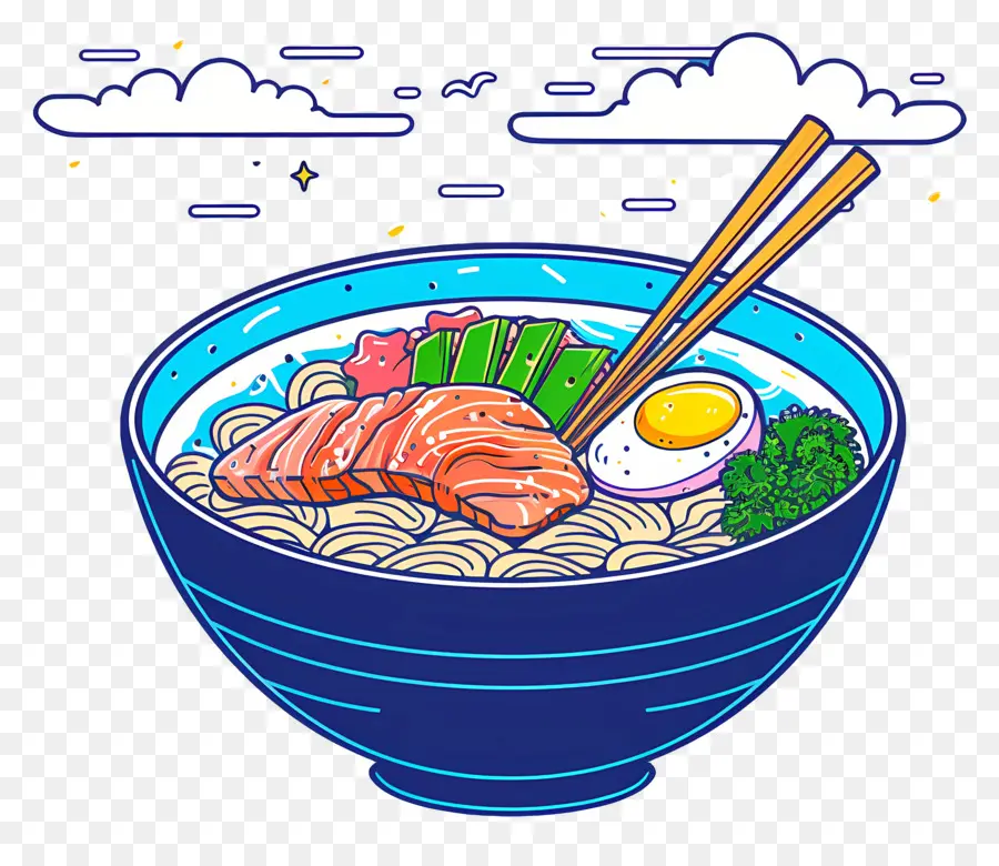 Semangkuk Ramen，Mie PNG