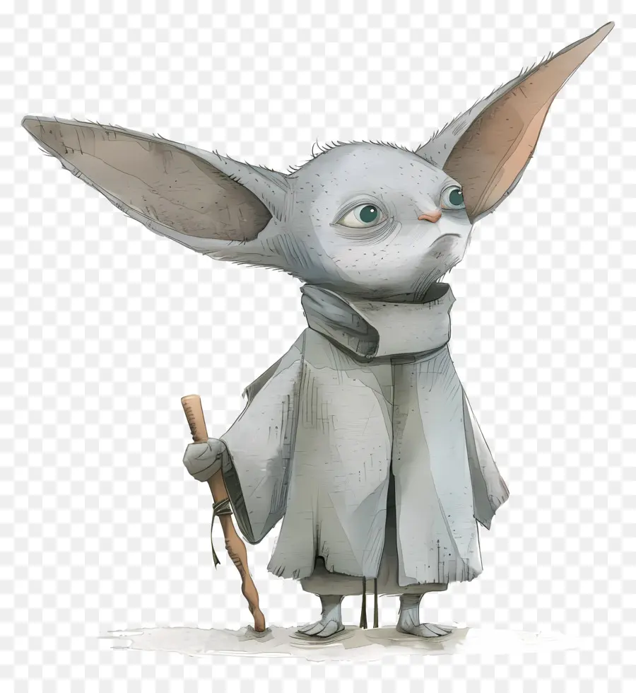 Yoda，Makhluk Fantasi PNG