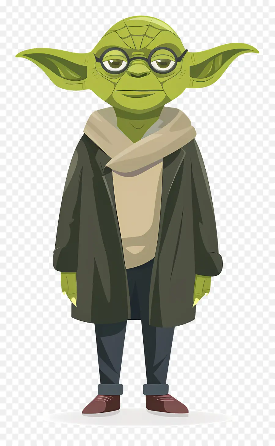 Yoda，Makhluk Hijau Berkacamata PNG