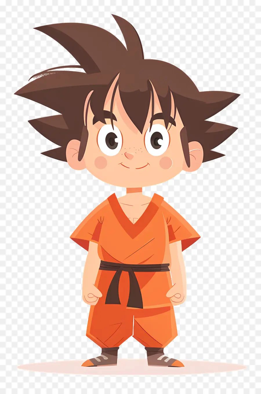 Goku，Anak Laki Laki Berpakaian Oranye PNG