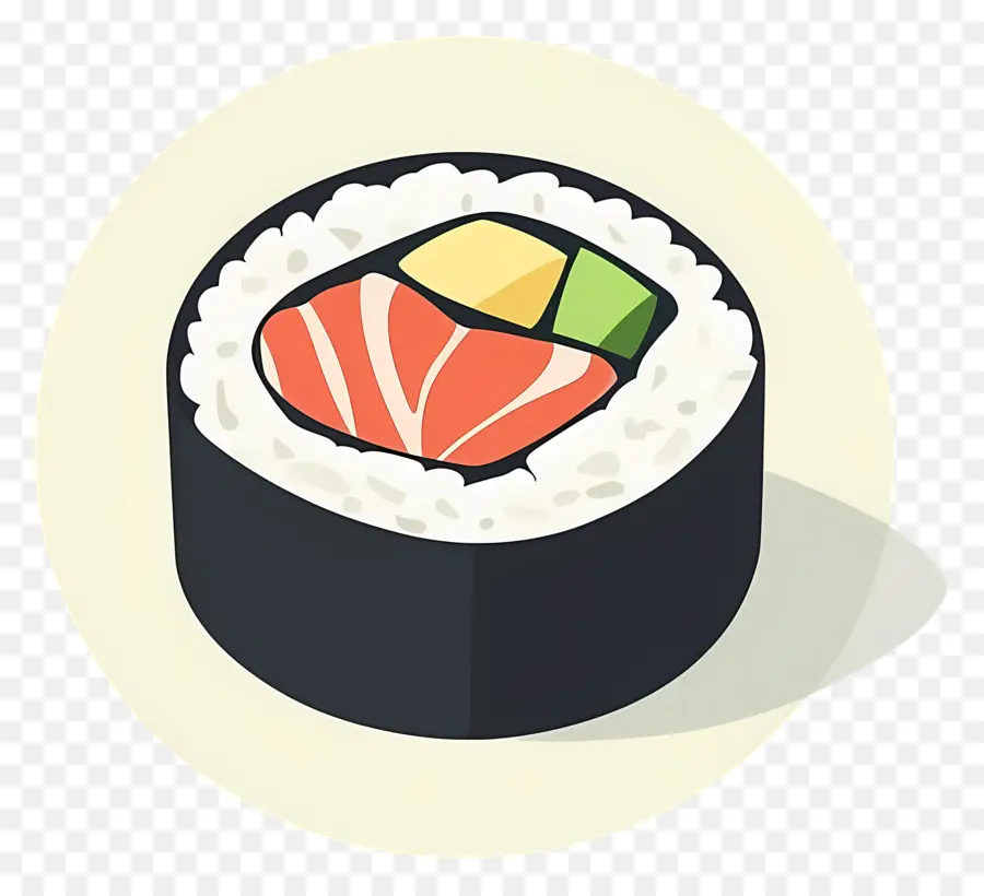 Sushi Gulung，Potongan Sushi PNG