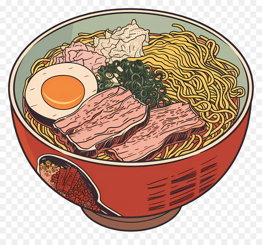 Semangkuk Ramen，Mangkuk Ramen Tradisional PNG