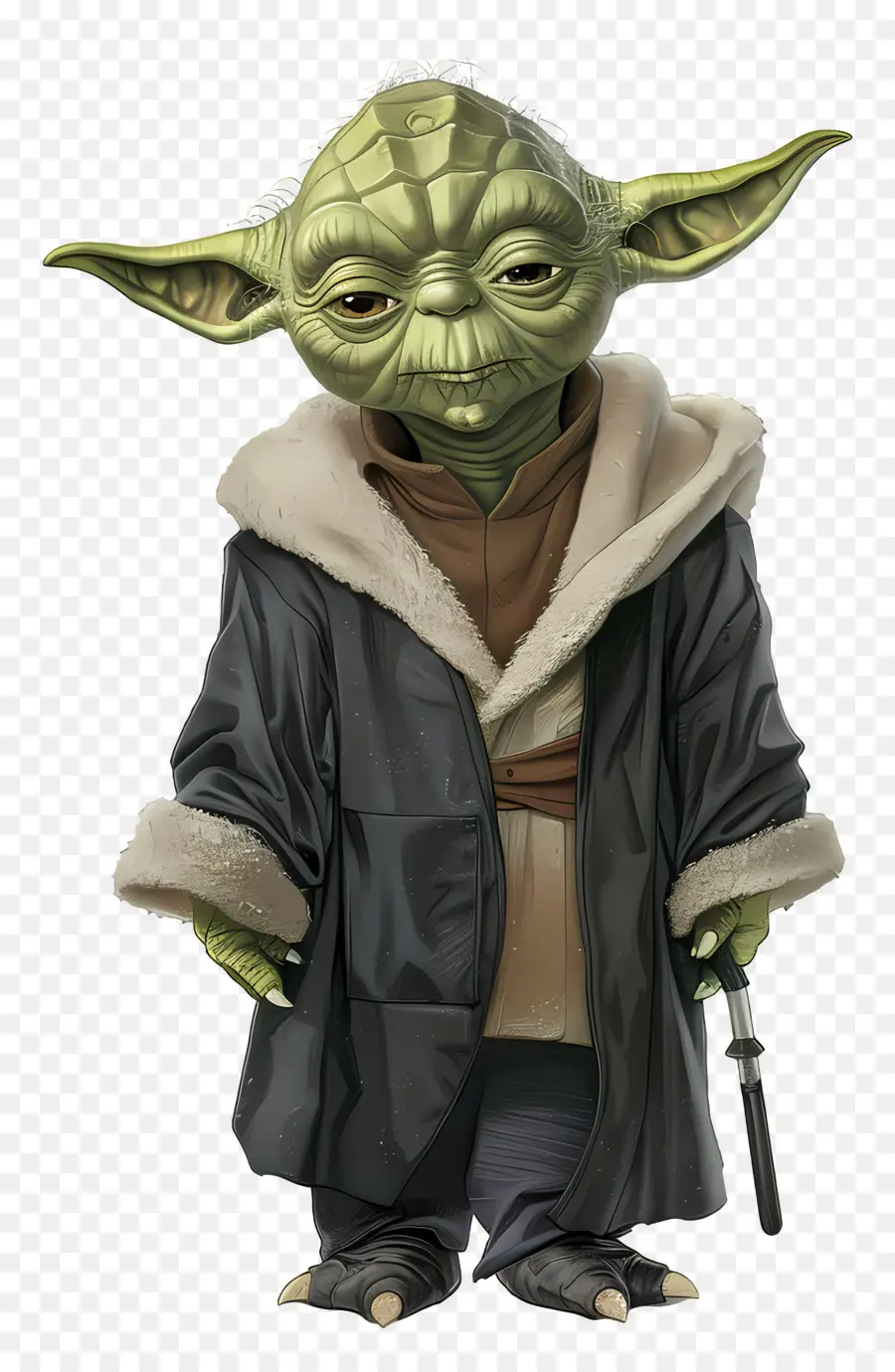 Yoda，Makhluk Hijau Berkacamata PNG