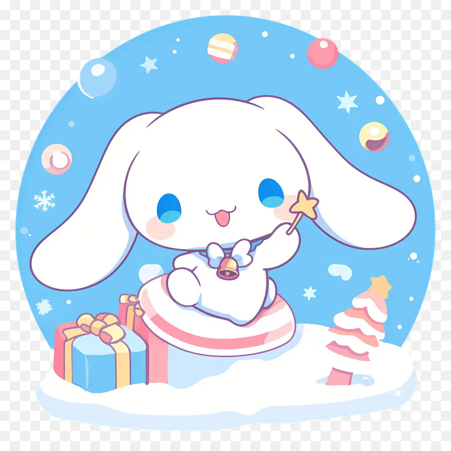 Cinnamoroll Yang Lucu，Kelinci Lucu Dengan Hadiah PNG