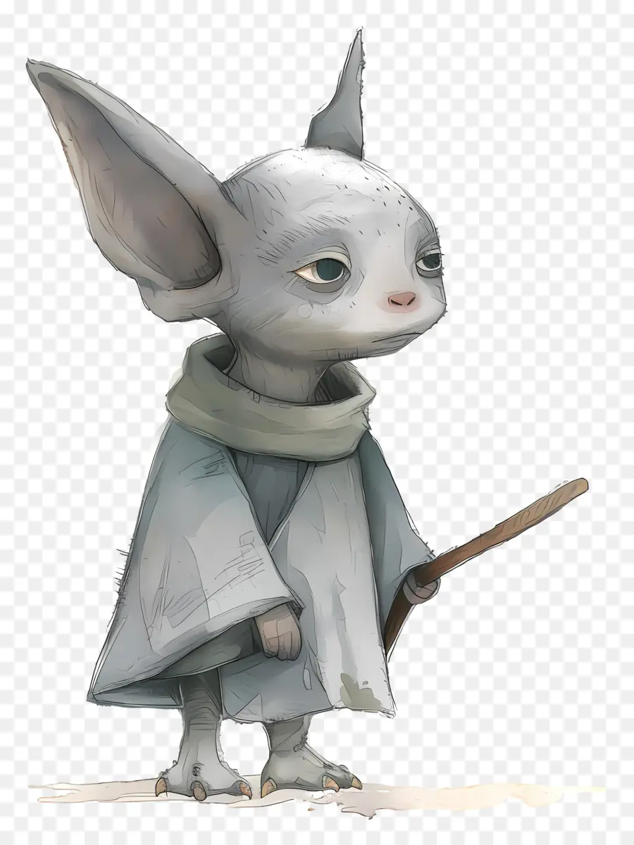 Yoda，Makhluk Fantasi PNG