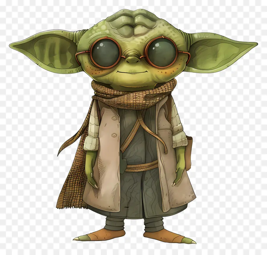 Yoda，Makhluk Hijau Bergaya PNG