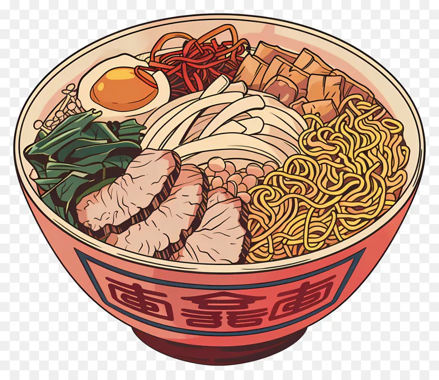 Semangkuk Ramen，Mangkuk Ramen Tradisional PNG