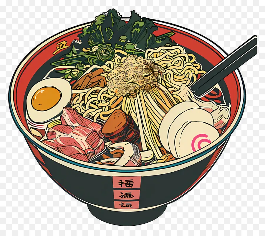 Semangkuk Ramen，Mangkuk Ramen Tradisional PNG