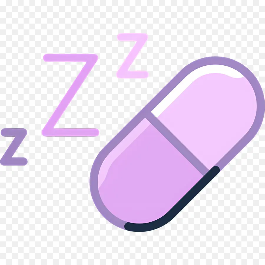 Obat Tidur，Pil Tidur Ungu PNG