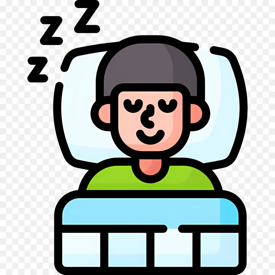 Tidur Zzz，Orang Yang Sedang Tidur PNG