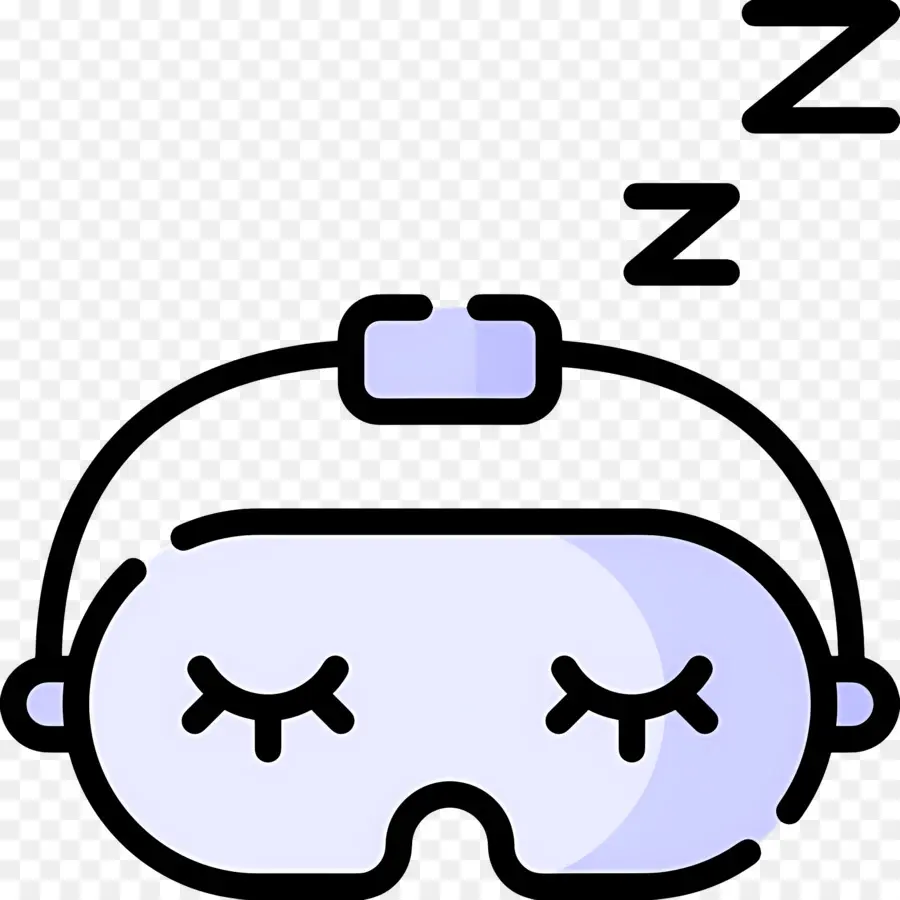 Tidur Zzz，Masker Tidur PNG