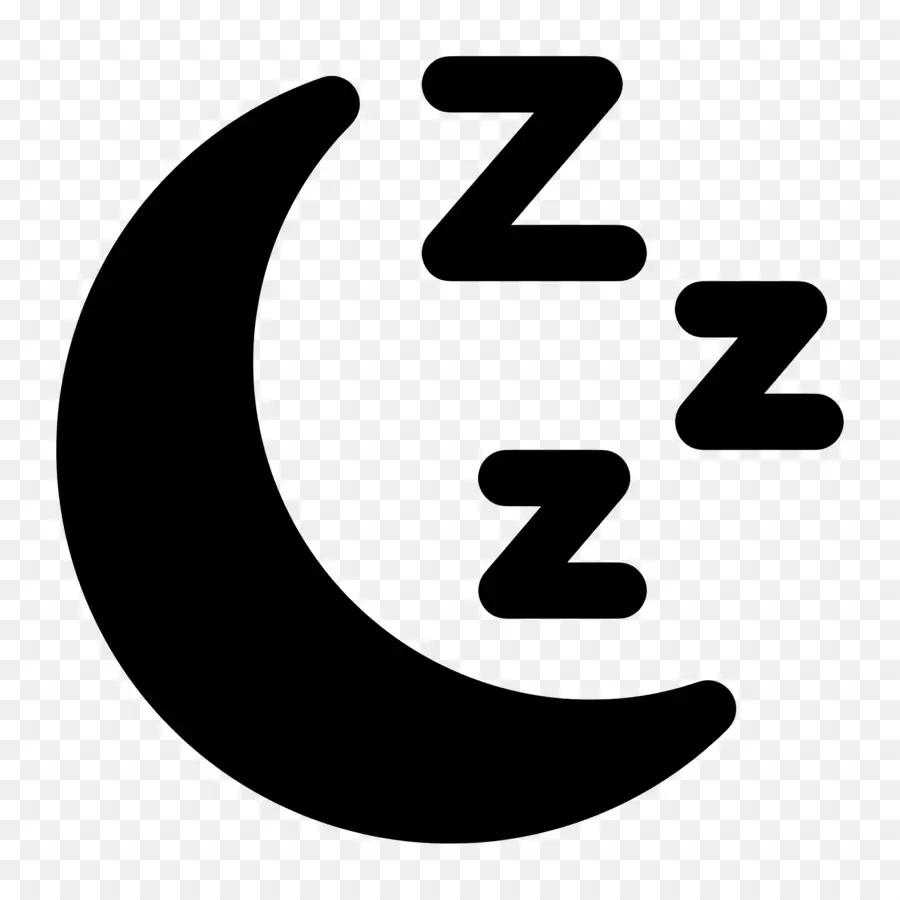 Tidur Zzz，Bulan Dengan Z PNG