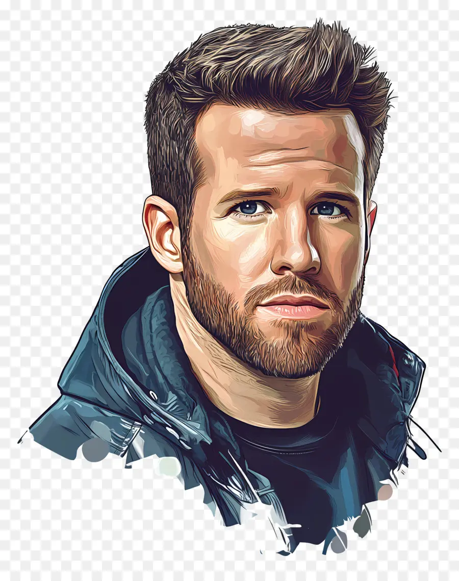 Ryan Reynolds，Manusia Bergambar PNG