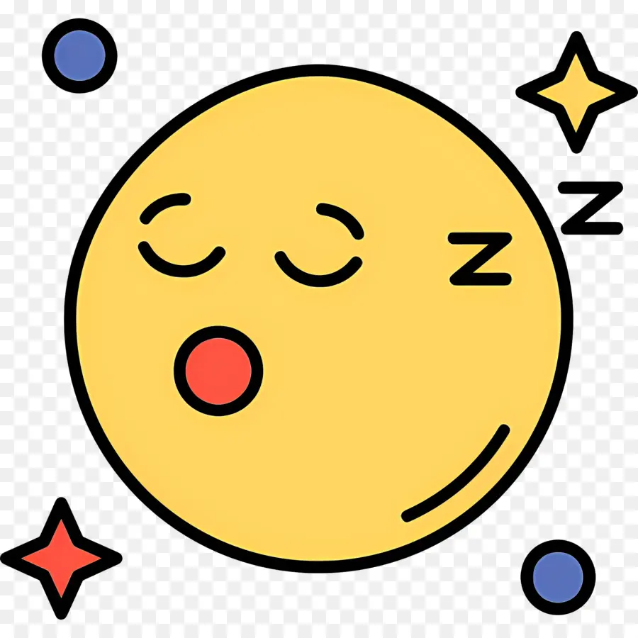 Tidur Zzz，Wajah Mengantuk PNG