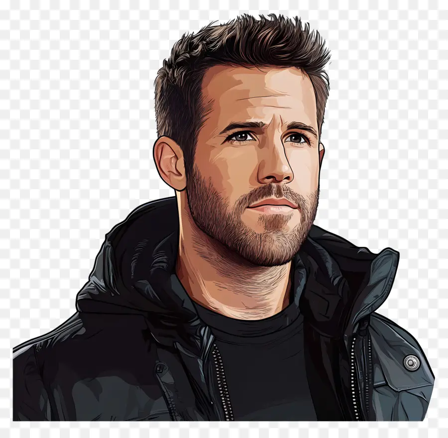 Ryan Reynolds，Manusia Bergambar PNG