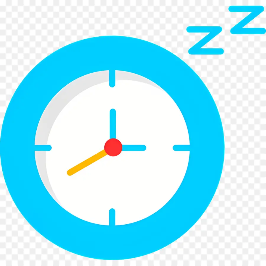 Tidur Zzz，Jam Dengan Zzz PNG