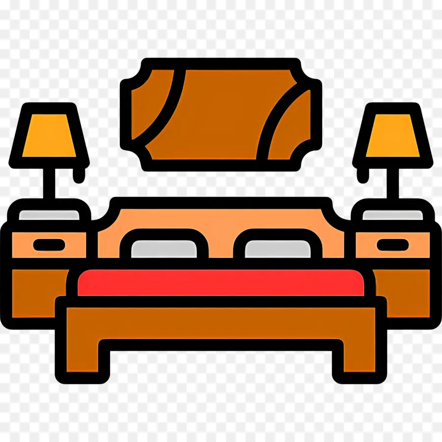 Kamar Tidur，Furnitur Kamar Tidur PNG