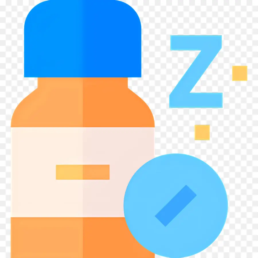 Obat Tidur，Botol Z PNG