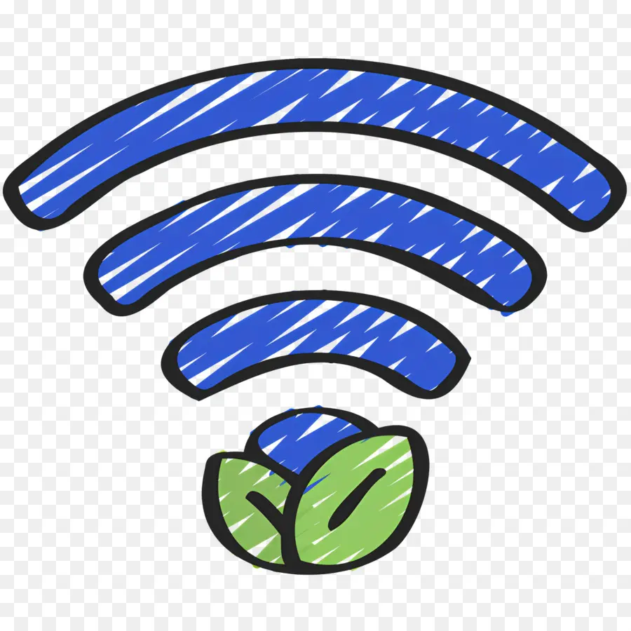 Keberlanjutan，Wifi Dengan Daun PNG