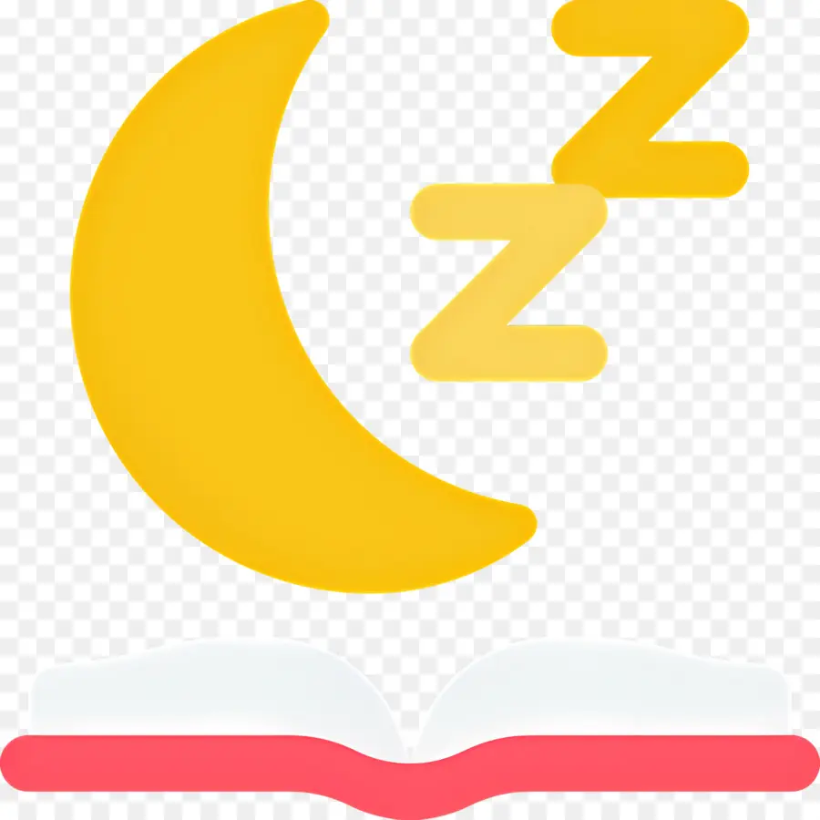 Tidur Zzz，Bulan Dan Buku PNG