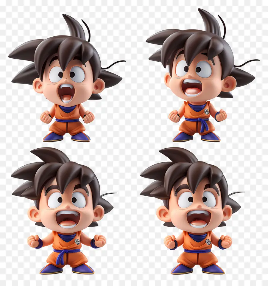 Goku，Karakter Kartun Dengan Pakaian Oranye PNG