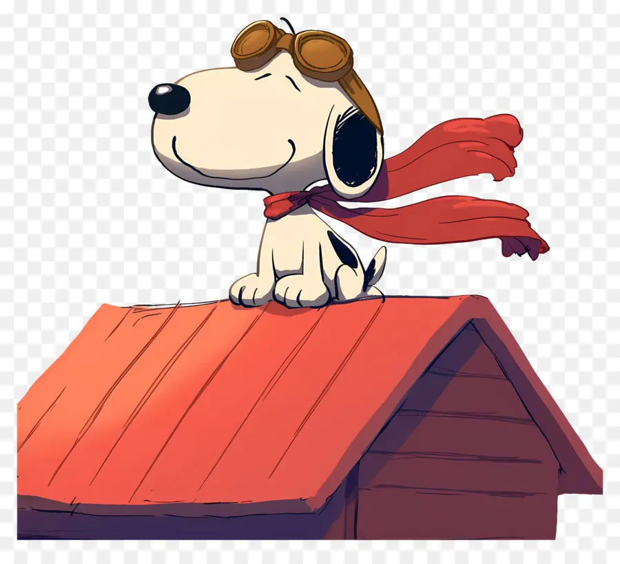 Snoopy，Anjing Kartun Dengan Kacamata PNG