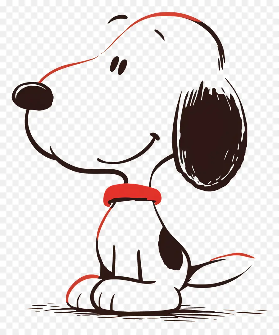 Snoopy，Sketsa Anjing Kartun PNG