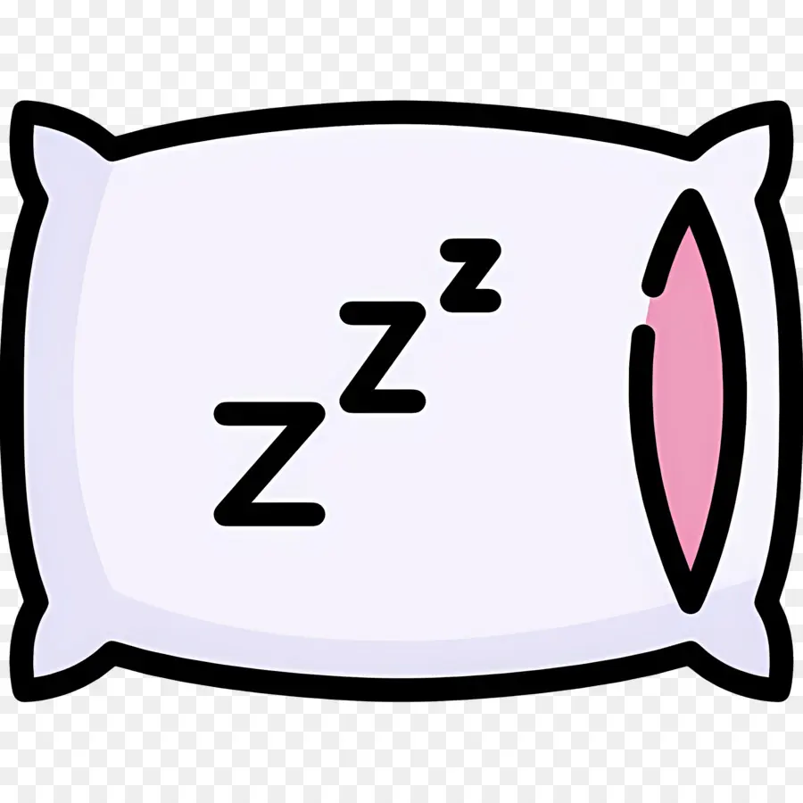 Tidur Zzz，Bantal Dengan Zzz PNG