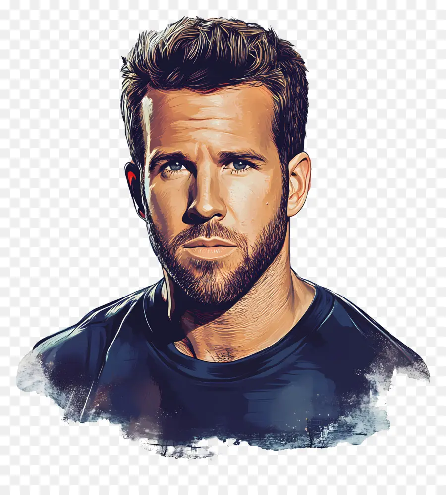 Ryan Reynolds，Manusia Bergambar PNG