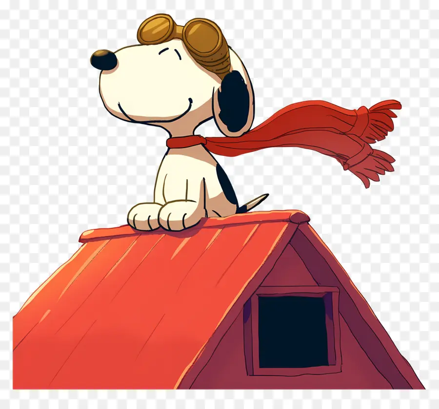 Snoopy，Anjing Kartun Dengan Kacamata PNG