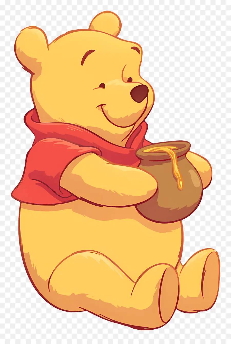 Winnie Si Beruang，Beruang Kuning Dengan Madu PNG