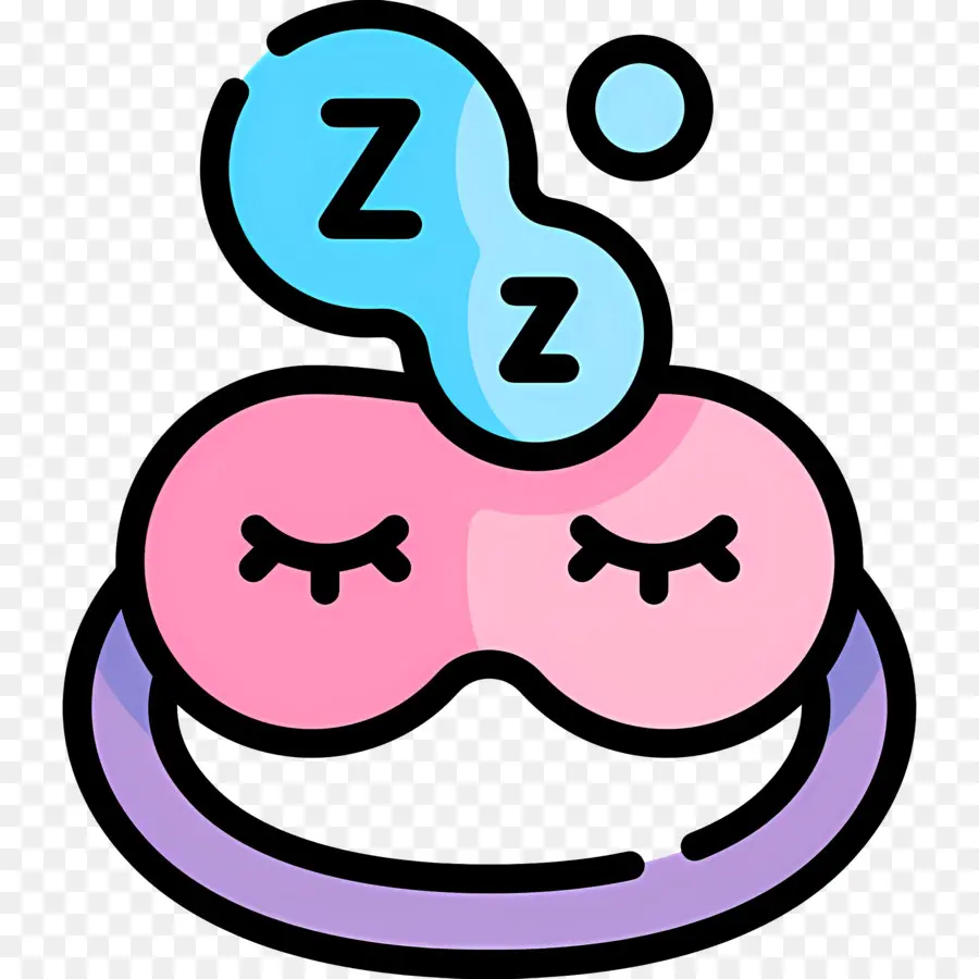 Tidur Zzz，Masker Tidur Dengan Zzz PNG