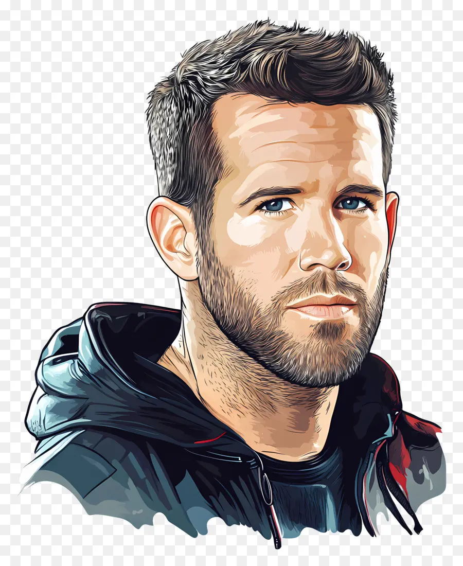 Ryan Reynolds，Manusia Bergambar PNG