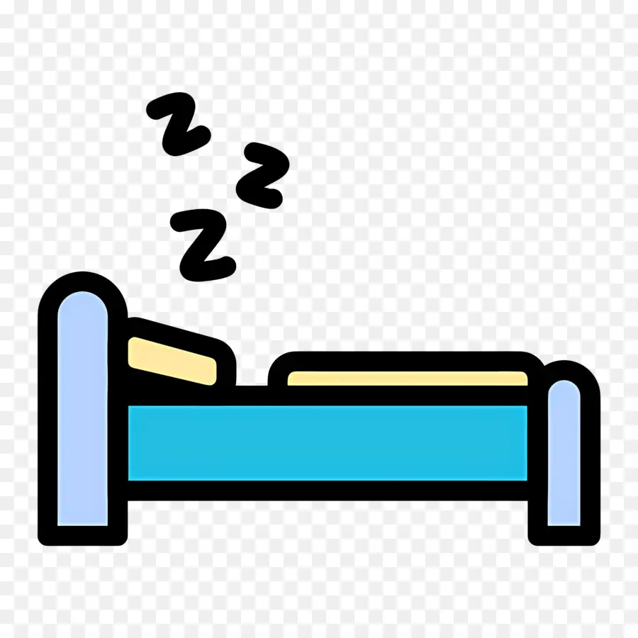 Tidur Zzz，Tempat Tidur Dengan Huruf Z PNG